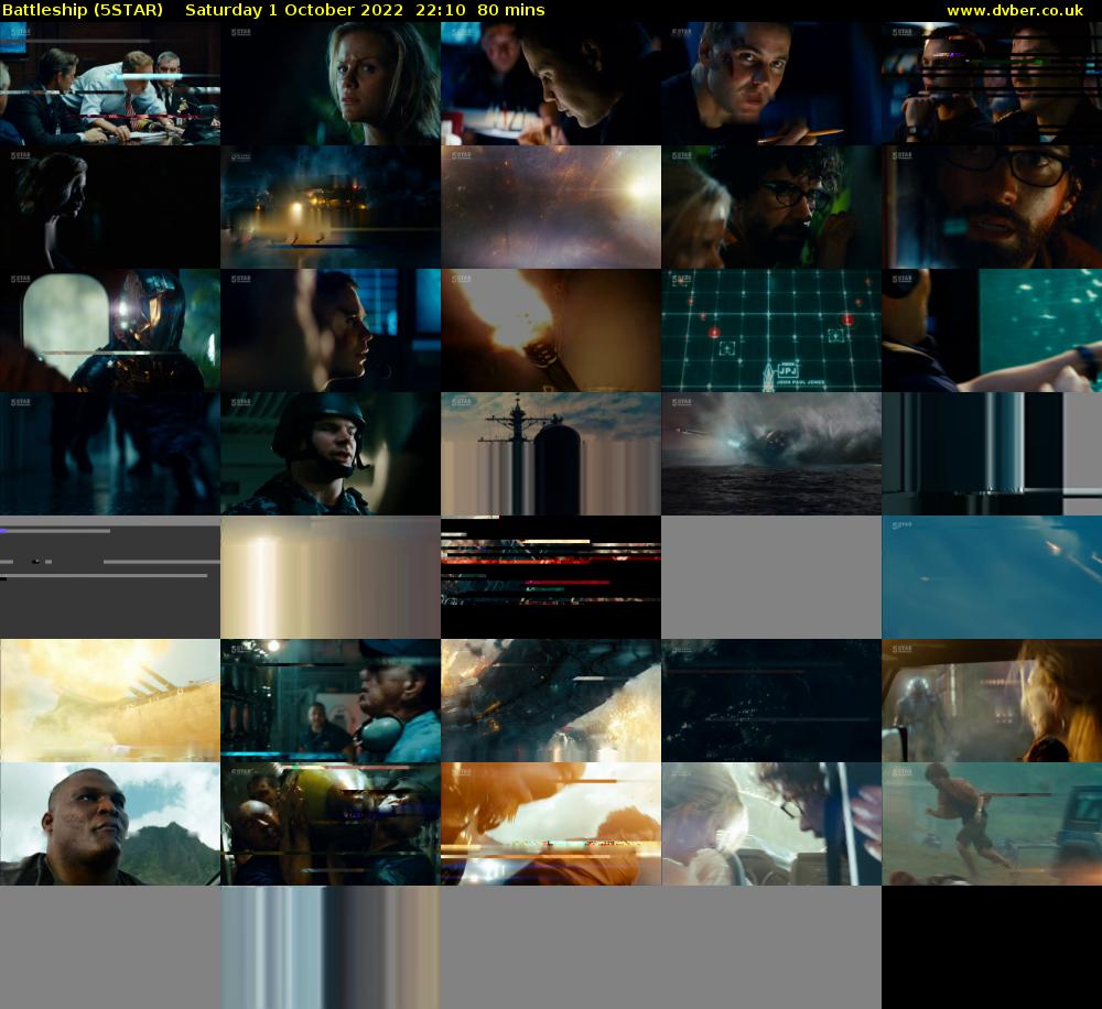 Battleship (5STAR) Saturday 1 October 2022 22:10 - 23:30