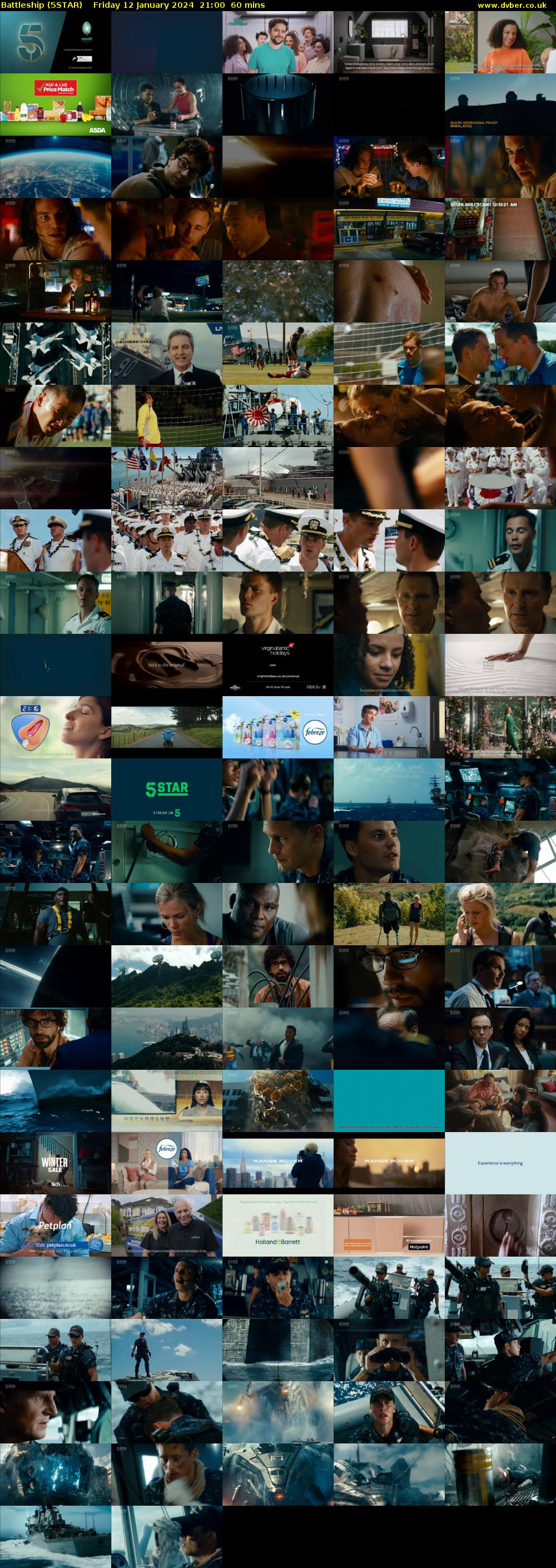 Battleship (5STAR) Friday 12 January 2024 21:00 - 22:00