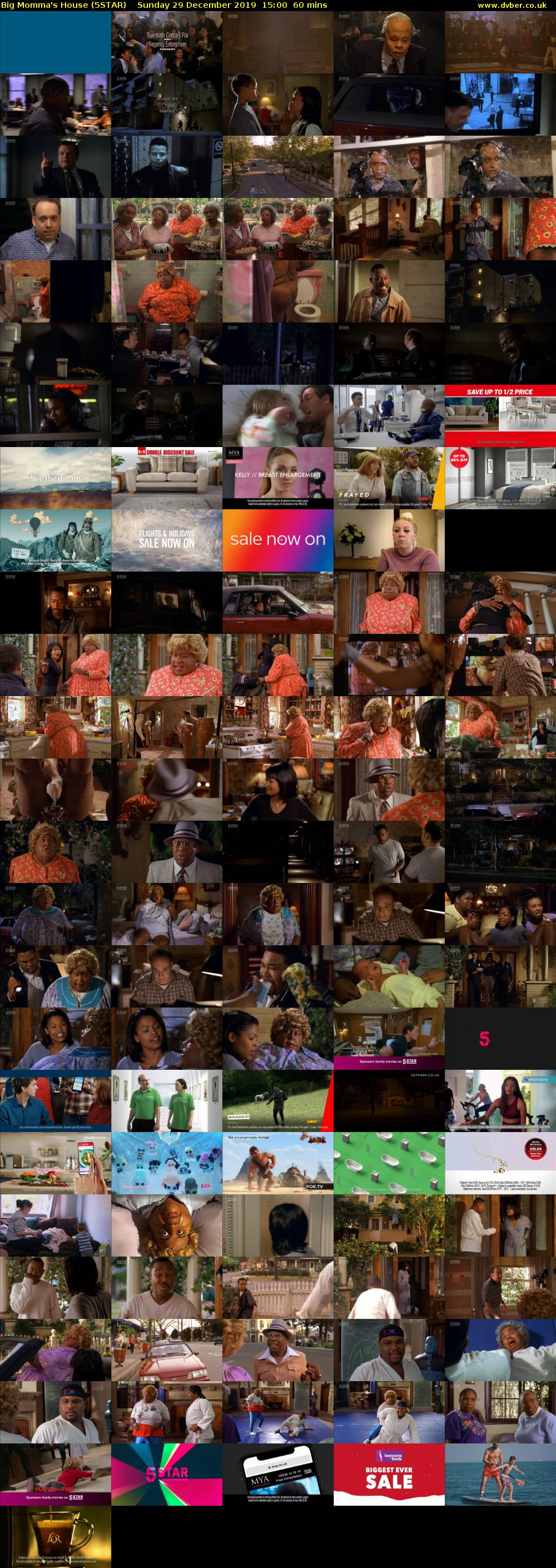 Big Momma's House (5STAR) Sunday 29 December 2019 15:00 - 16:00