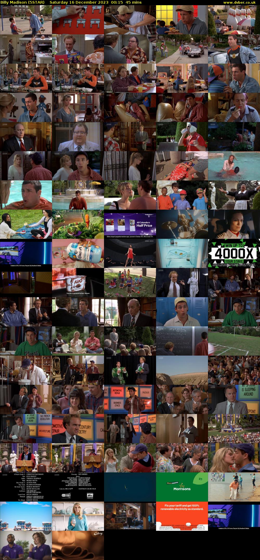 Billy Madison (5STAR) Saturday 16 December 2023 00:15 - 01:00
