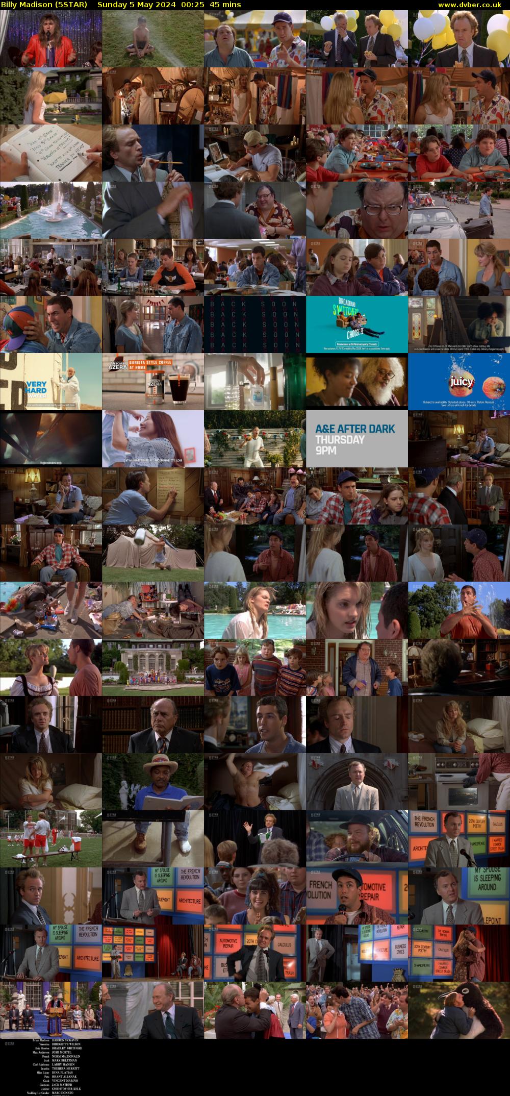 Billy Madison (5STAR) Sunday 5 May 2024 00:25 - 01:10