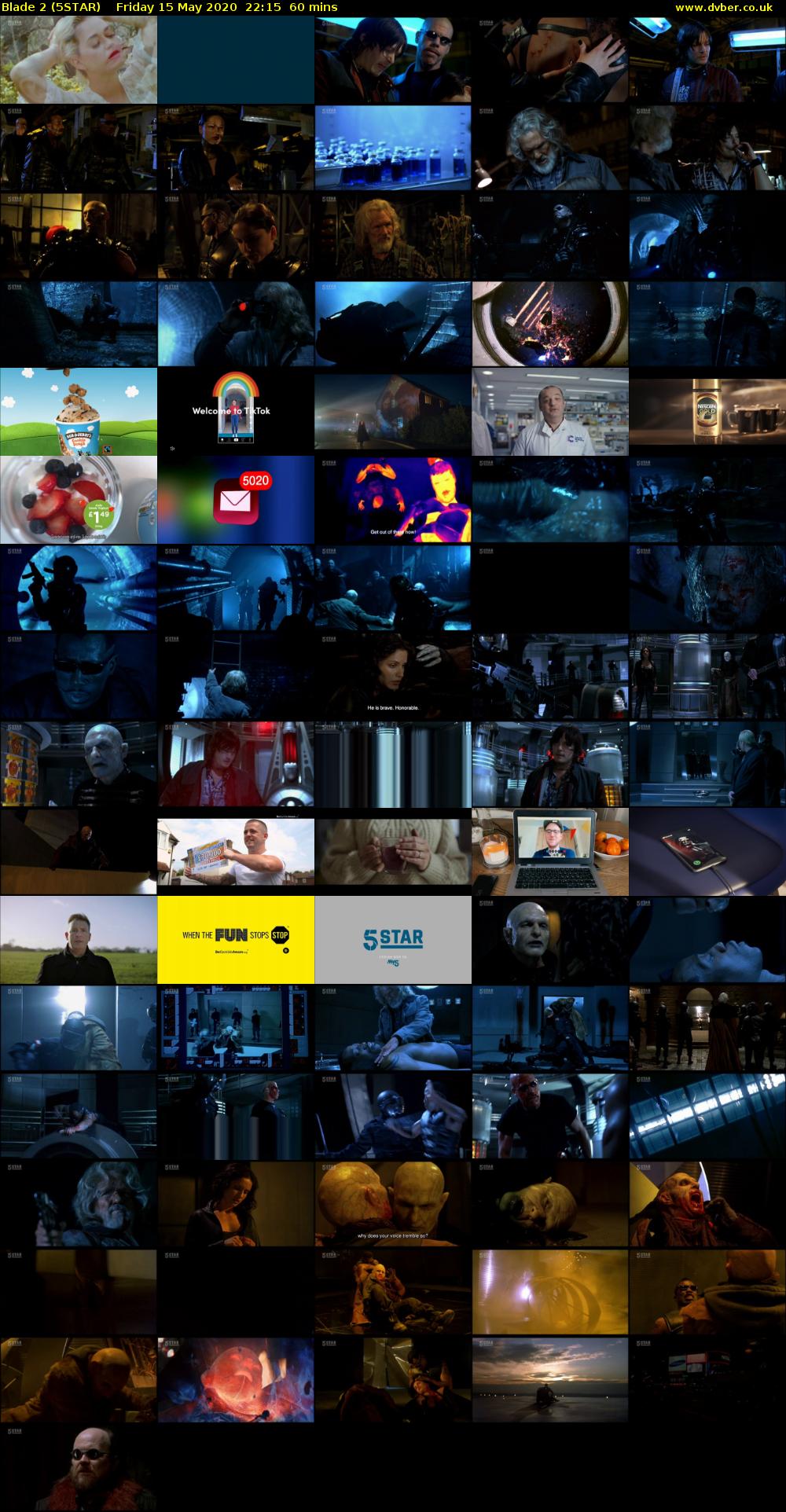 Blade 2 (5STAR) Friday 15 May 2020 22:15 - 23:15