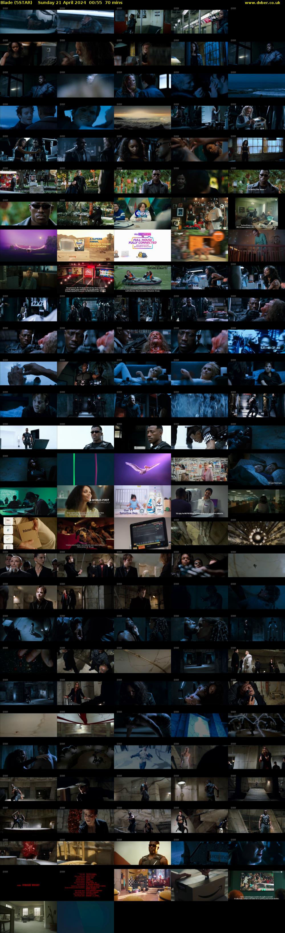 Blade (5STAR) Sunday 21 April 2024 00:55 - 02:05