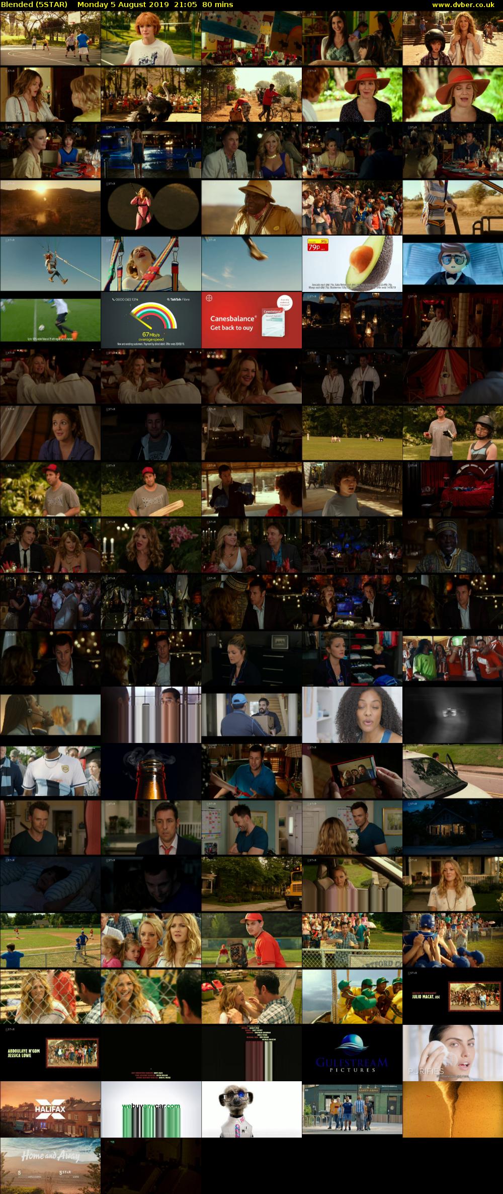 Blended (5STAR) Monday 5 August 2019 21:05 - 22:25