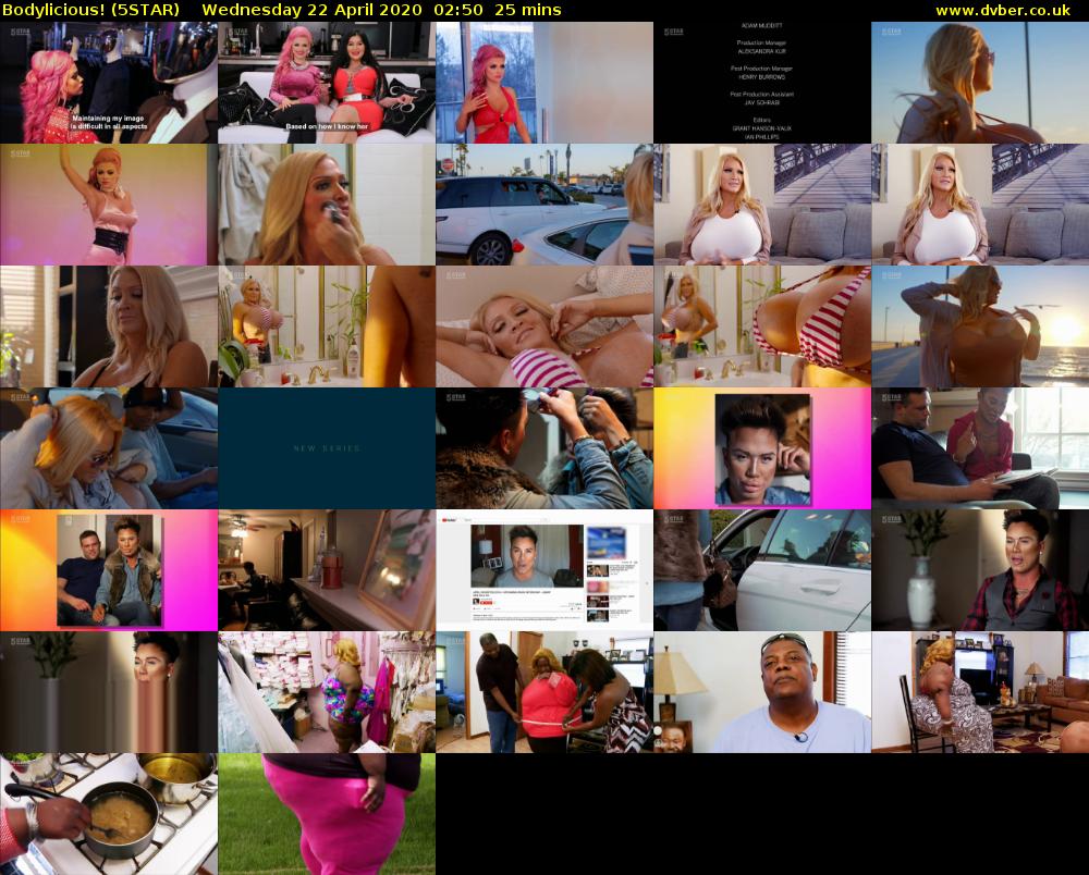 Bodylicious! (5STAR) Wednesday 22 April 2020 02:50 - 03:15