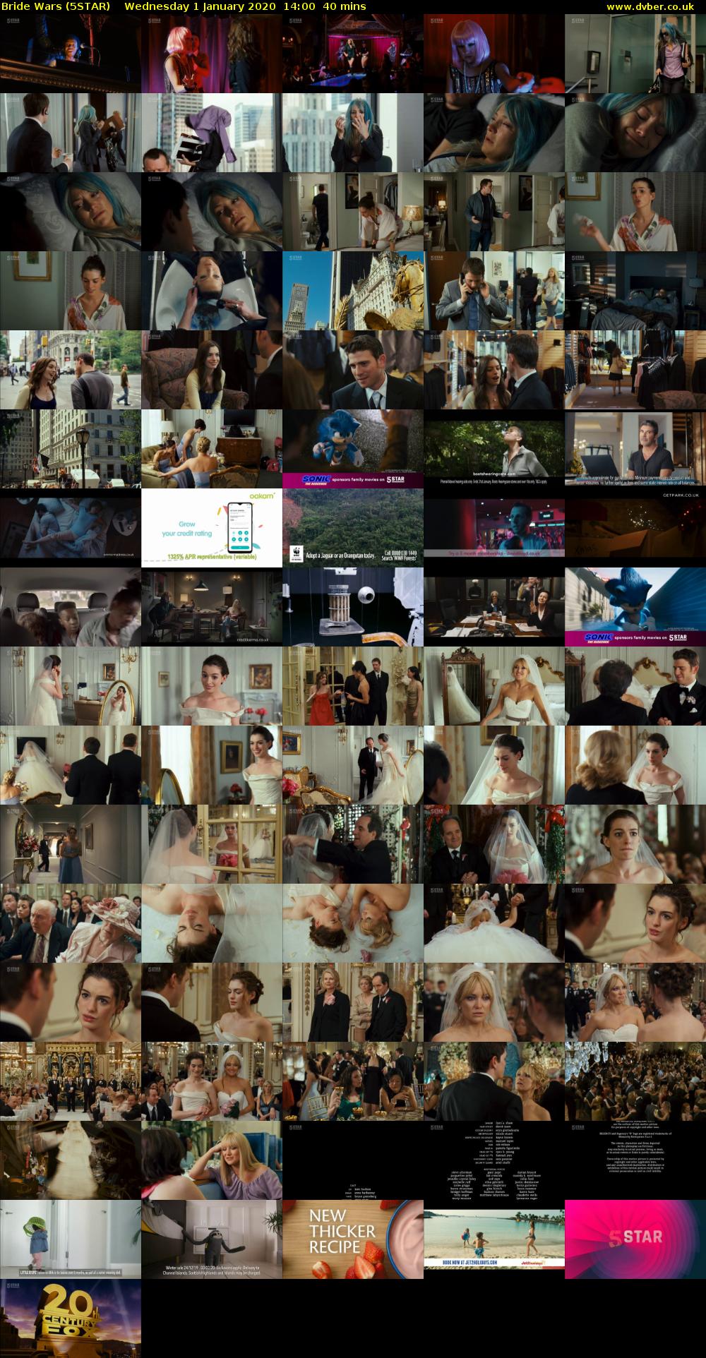 Bride Wars (5STAR) Wednesday 1 January 2020 14:00 - 14:40