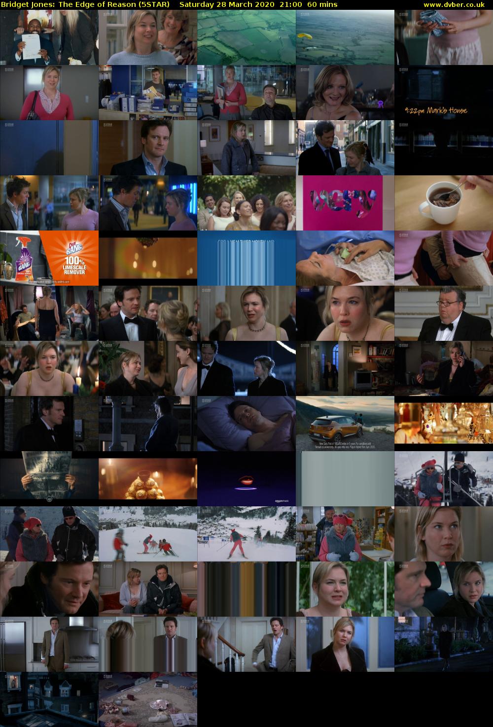 Bridget Jones: The Edge of Reason (5STAR) Saturday 28 March 2020 21:00 - 22:00