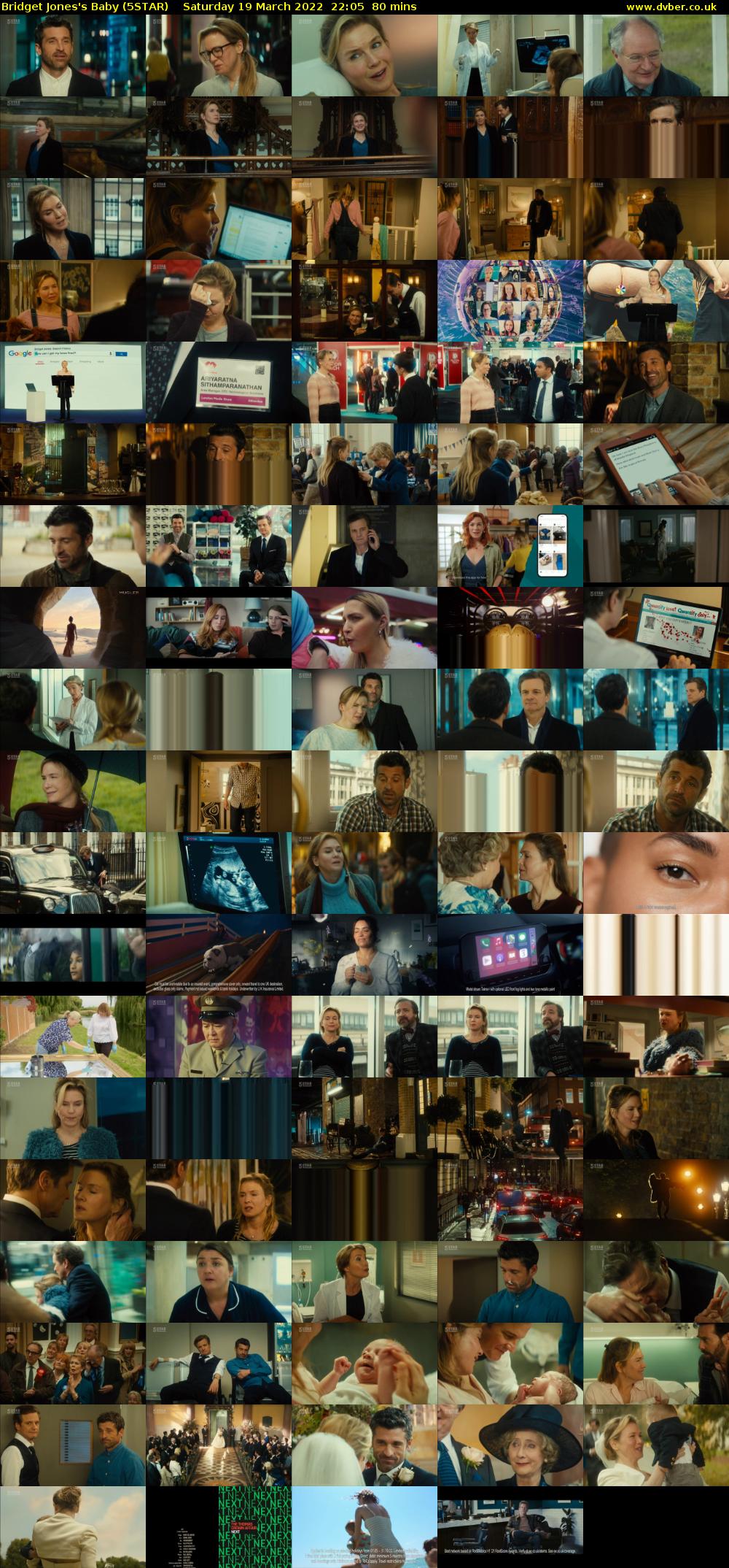 Bridget Jones's Baby (5STAR) Saturday 19 March 2022 22:05 - 23:25