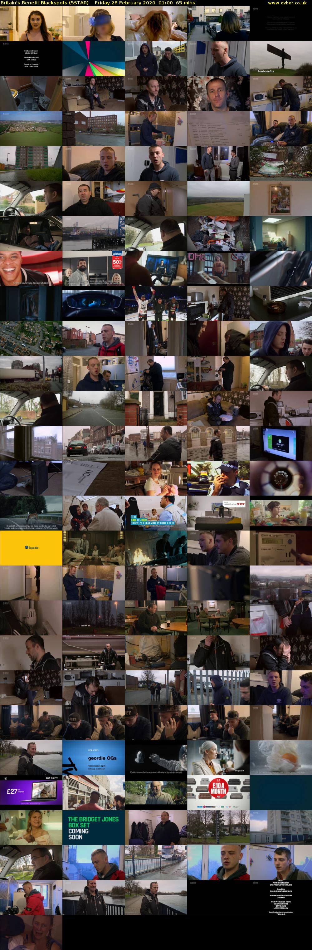 Britain's Benefit Blackspots (5STAR) Friday 28 February 2020 01:00 - 02:05