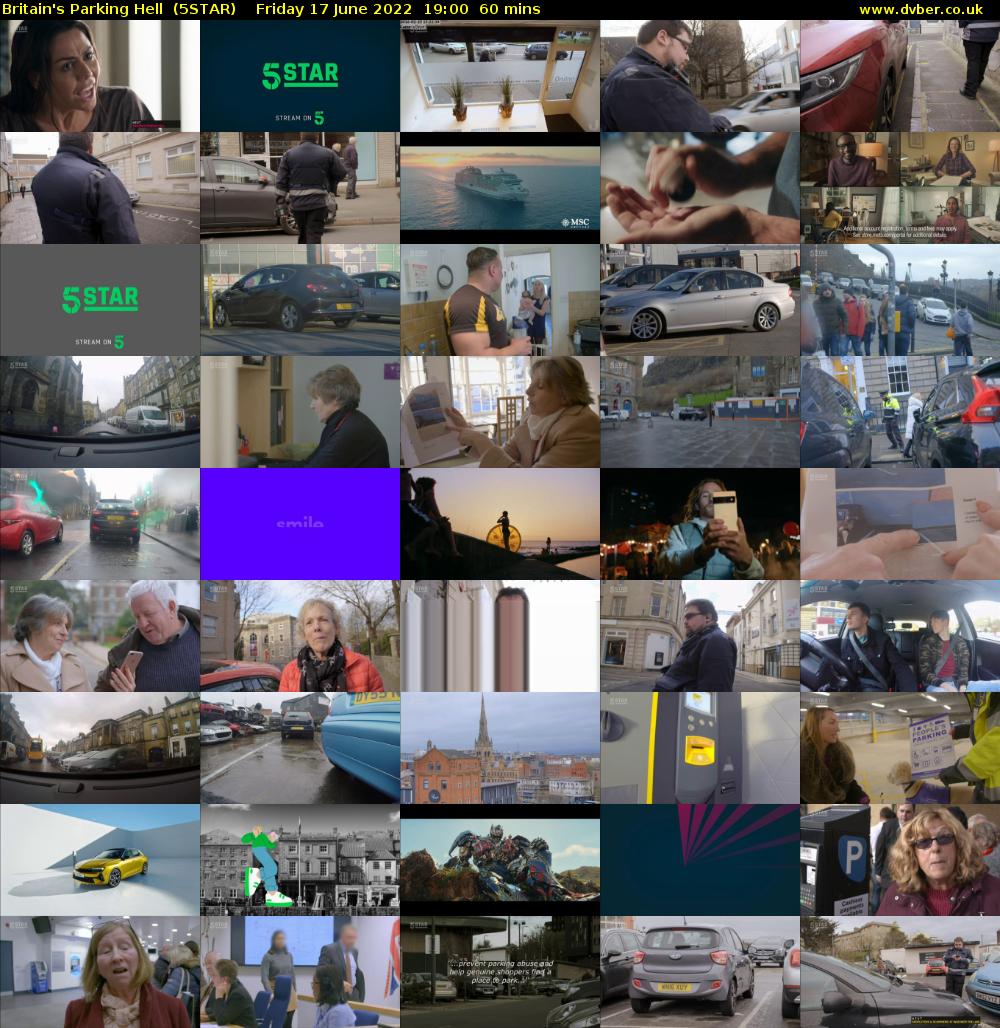 Britain's Parking Hell  (5STAR) Friday 17 June 2022 19:00 - 20:00