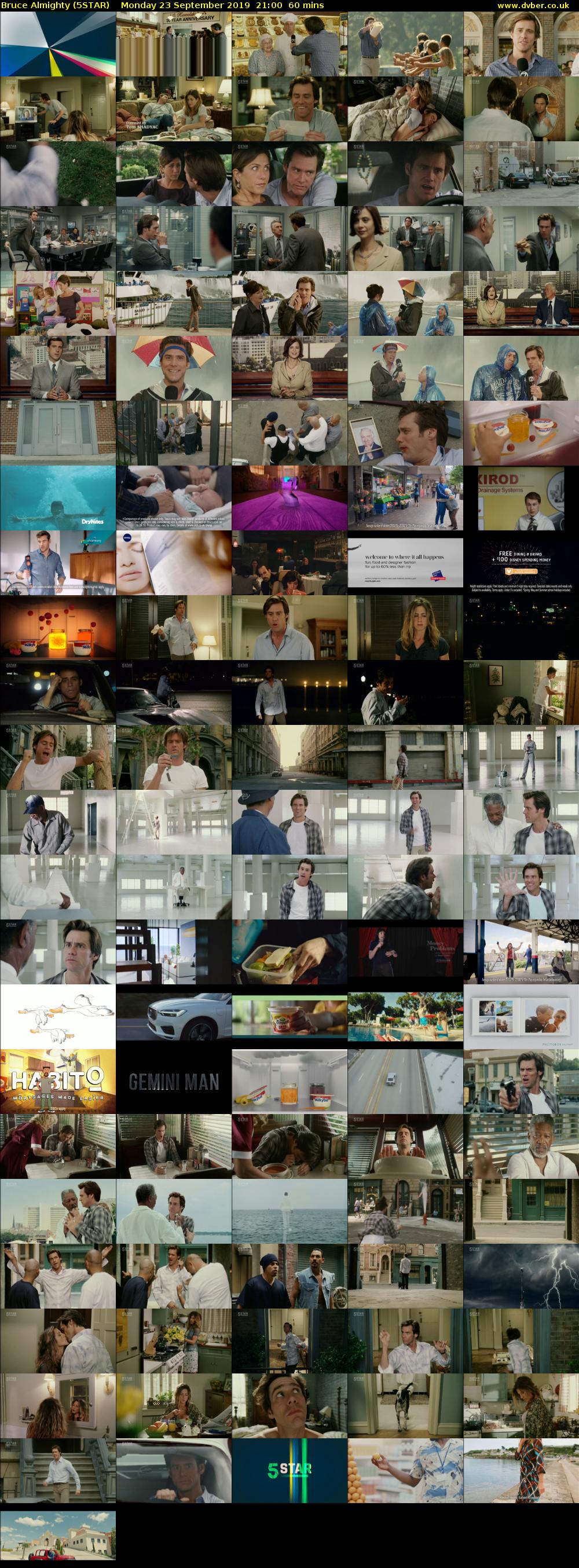 Bruce Almighty (5STAR) Monday 23 September 2019 21:00 - 22:00
