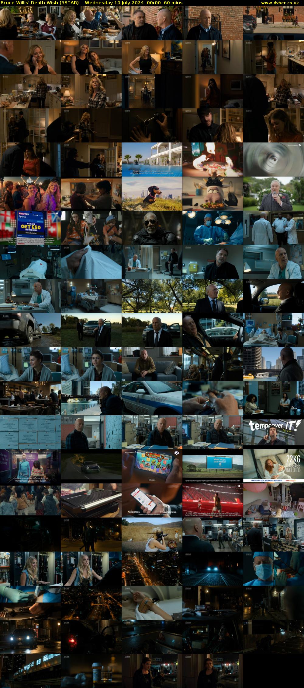 Bruce Willis' Death Wish (5STAR) Wednesday 10 July 2024 00:00 - 01:00