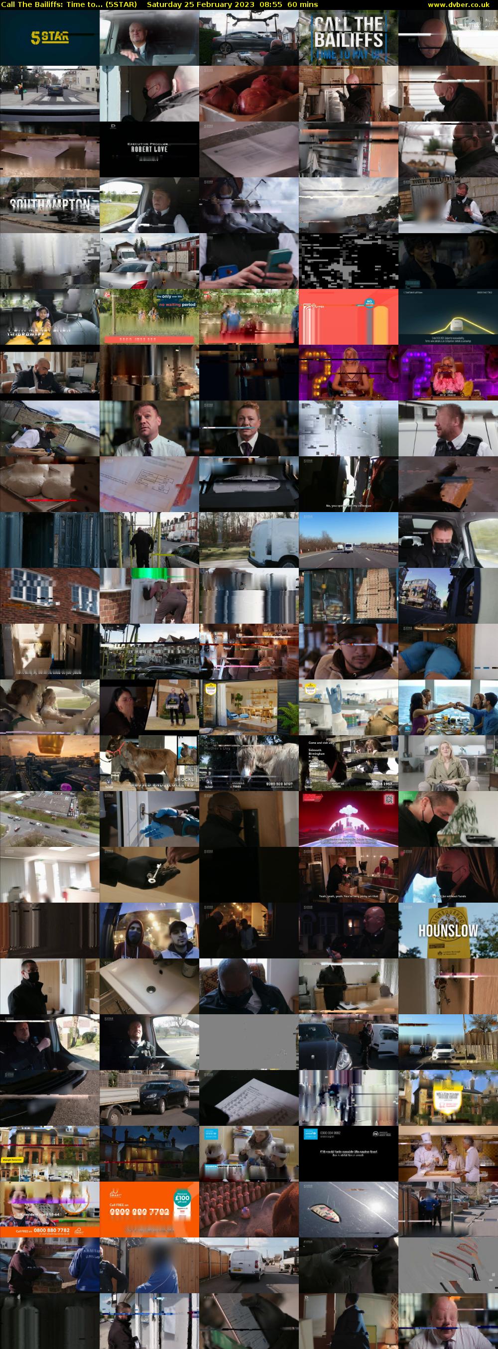 Call The Bailiffs: Time to... (5STAR) Saturday 25 February 2023 08:55 - 09:55