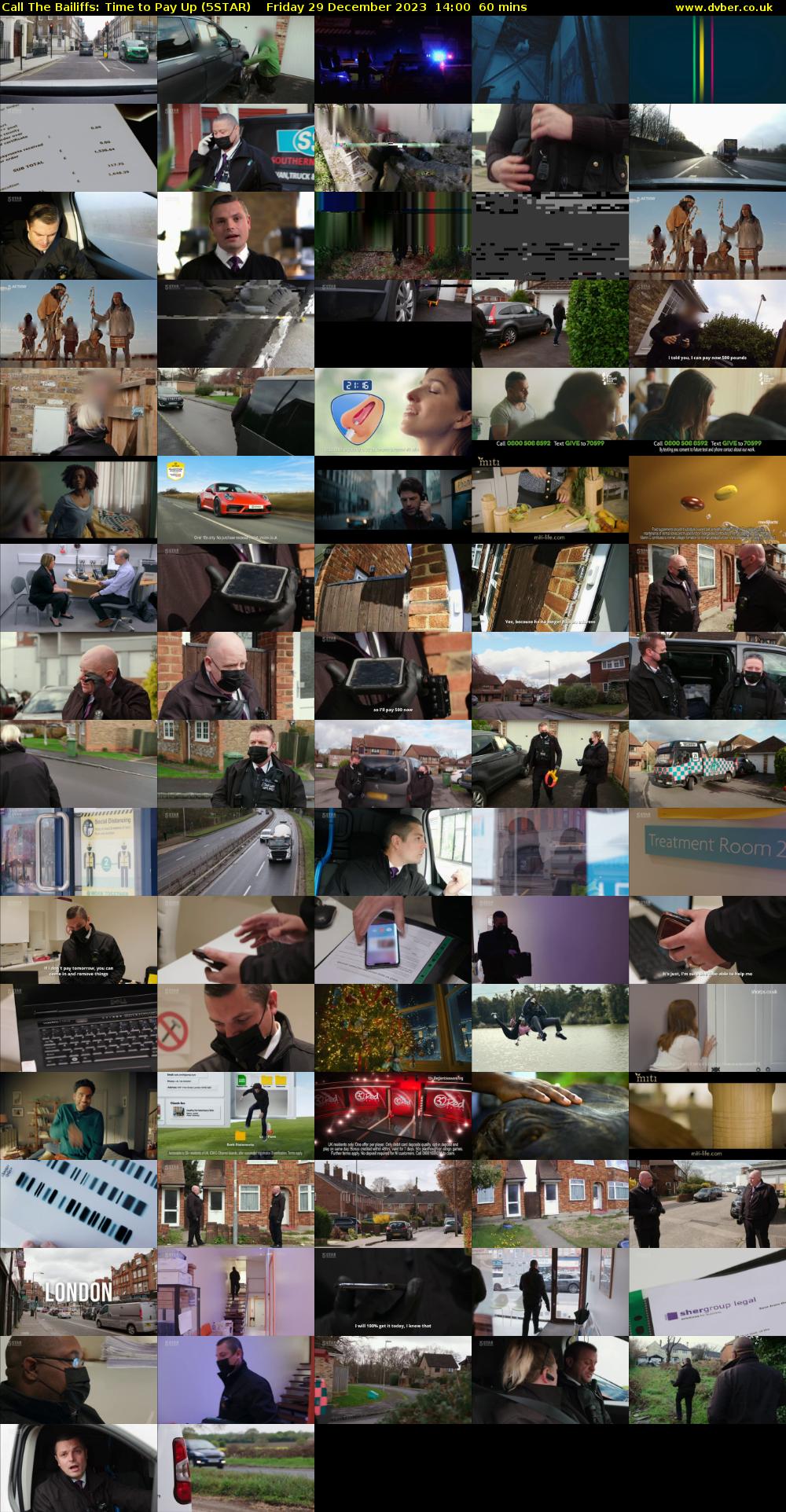 Call The Bailiffs: Time to Pay Up (5STAR) Friday 29 December 2023 14:00 - 15:00