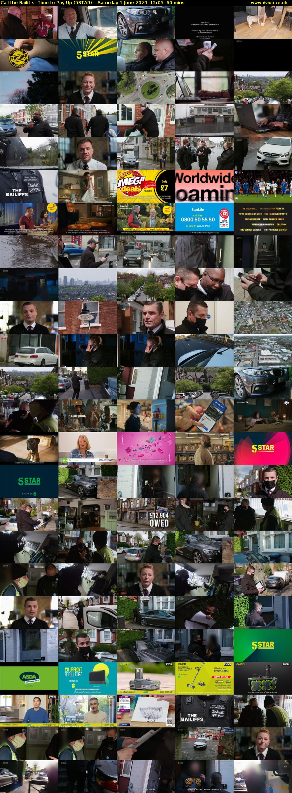 Call The Bailiffs: Time to Pay Up (5STAR) Saturday 1 June 2024 12:05 - 13:05