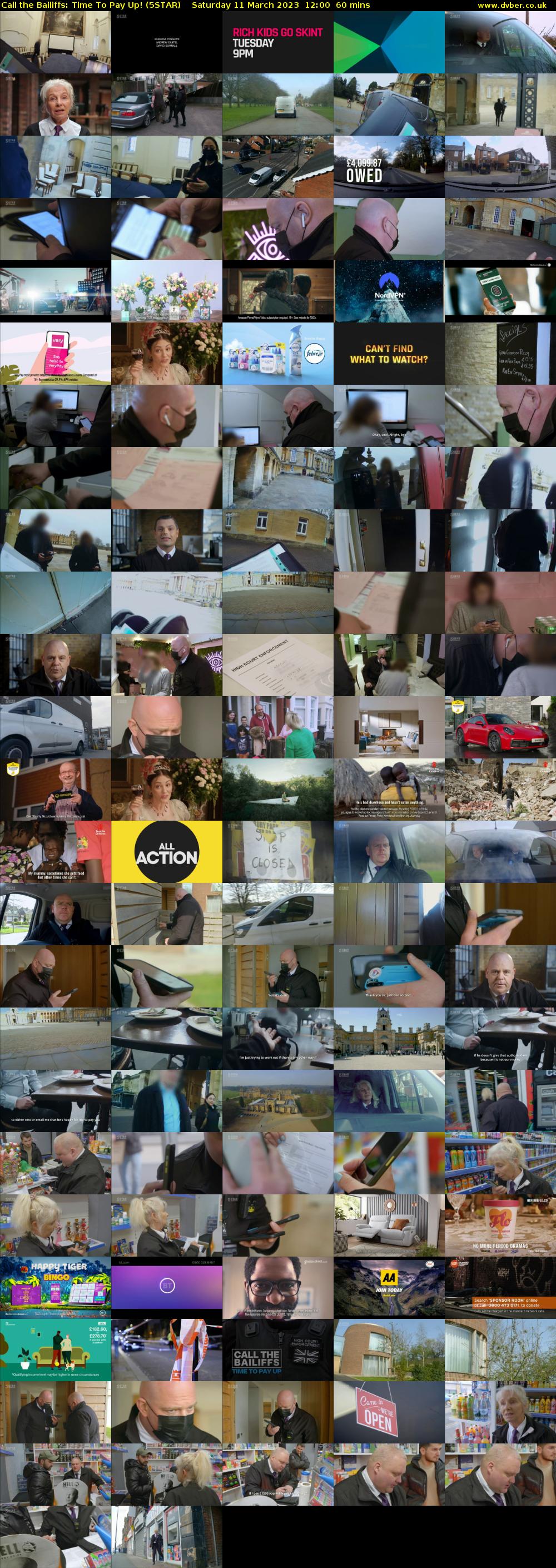 Call the Bailiffs: Time To Pay Up! (5STAR) Saturday 11 March 2023 12:00 - 13:00