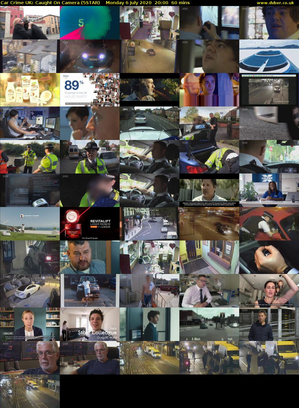 Car Crime UK: Caught On Camera (5STAR) Monday 6 July 2020 20:00 - 21:00