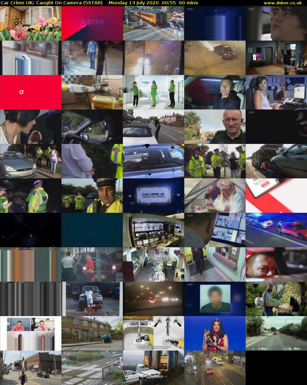 Car Crime UK: Caught On Camera (5STAR) Monday 13 July 2020 00:55 - 01:55