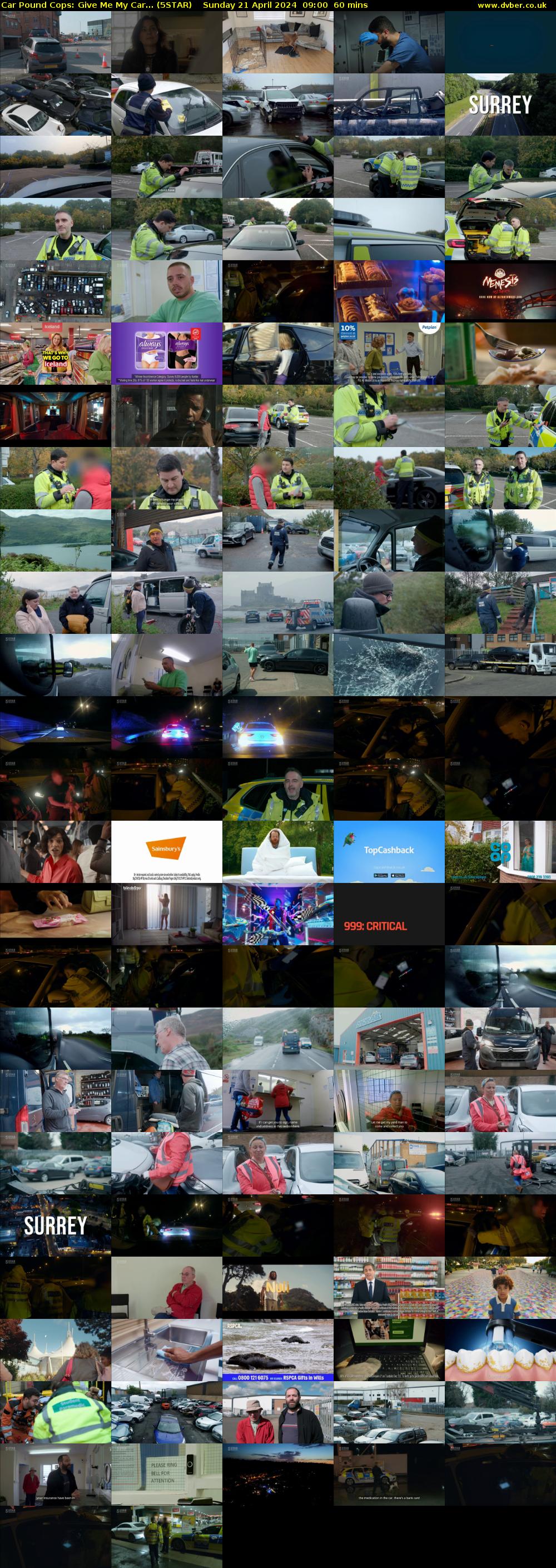 Car Pound Cops: Give Me My Car... (5STAR) Sunday 21 April 2024 09:00 - 10:00