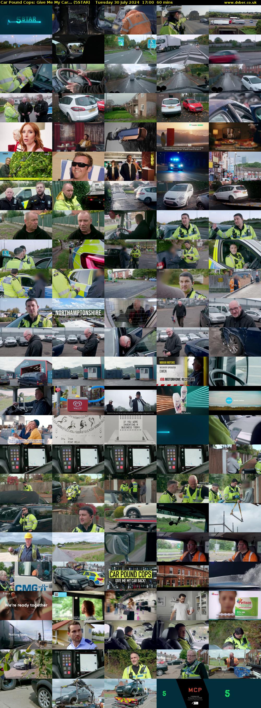 Car Pound Cops: Give Me My Car... (5STAR) Tuesday 30 July 2024 17:00 - 18:00