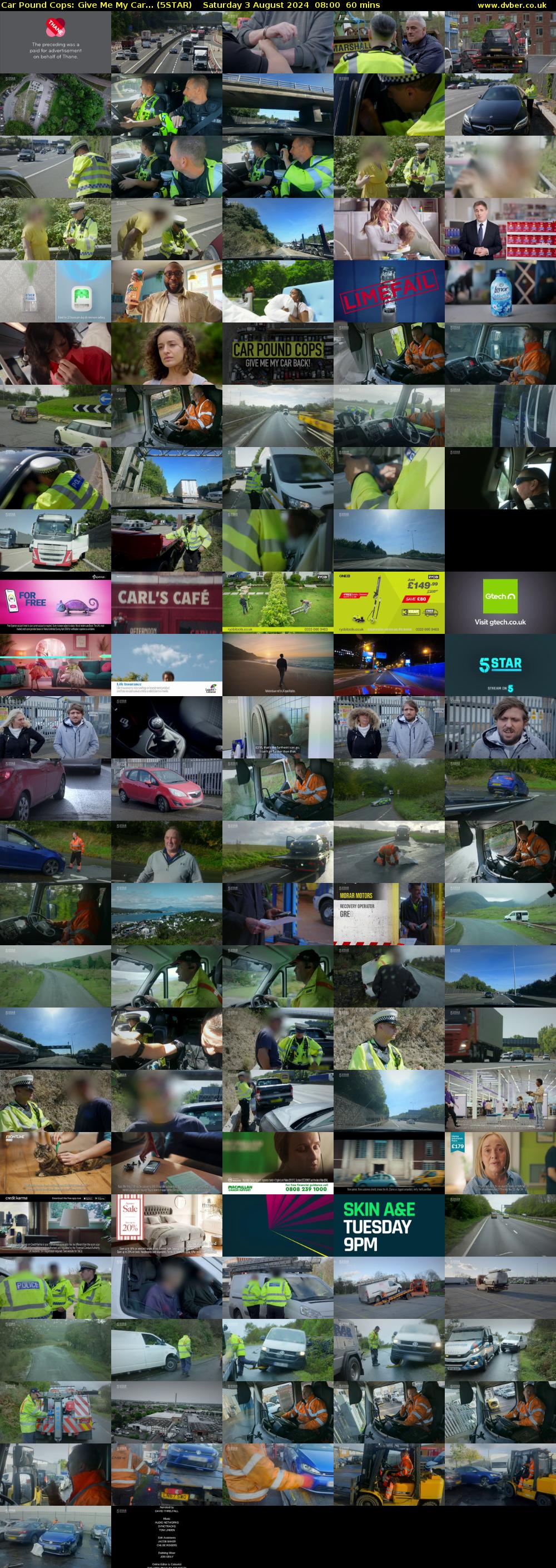 Car Pound Cops: Give Me My Car... (5STAR) Saturday 3 August 2024 08:00 - 09:00