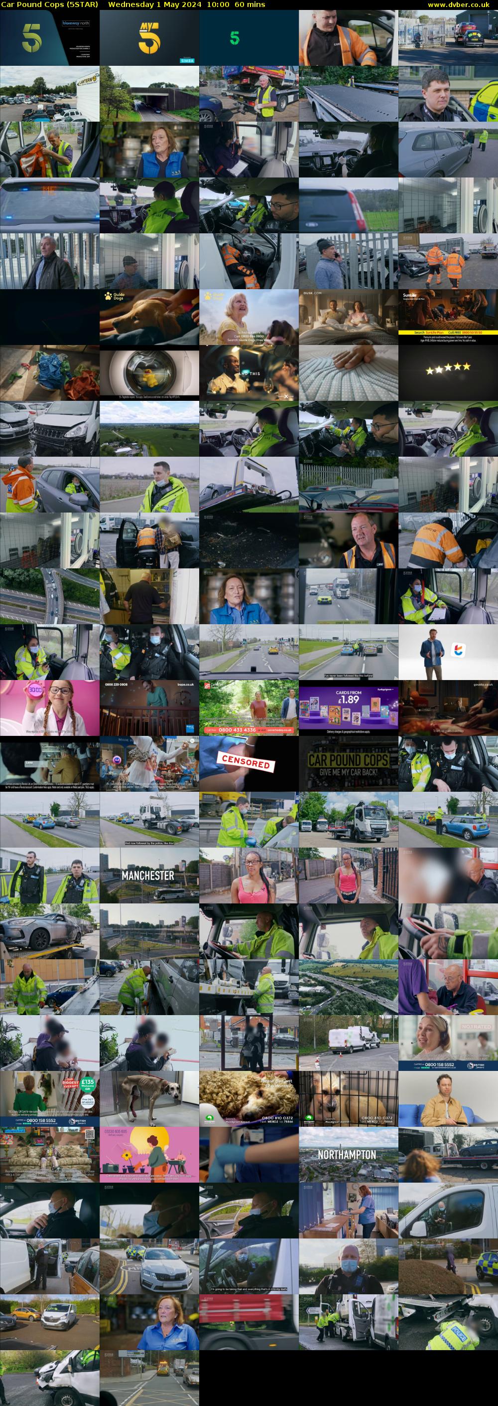 Car Pound Cops (5STAR) Wednesday 1 May 2024 10:00 - 11:00