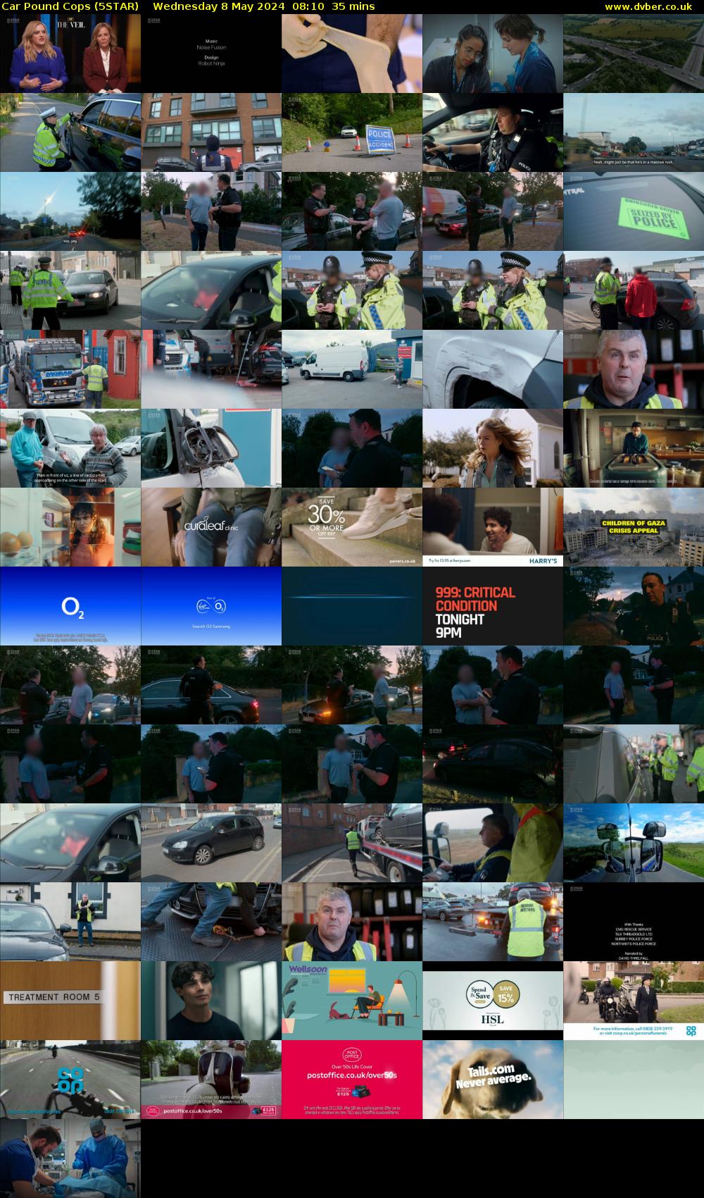 Car Pound Cops (5STAR) Wednesday 8 May 2024 08:10 - 08:45