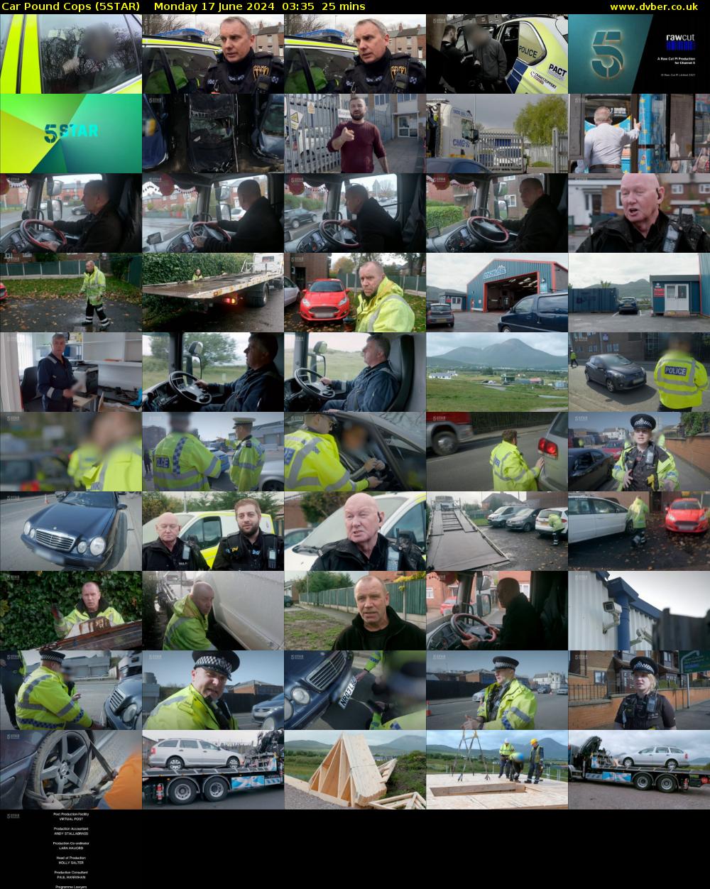 Car Pound Cops (5STAR) Monday 17 June 2024 03:35 - 04:00