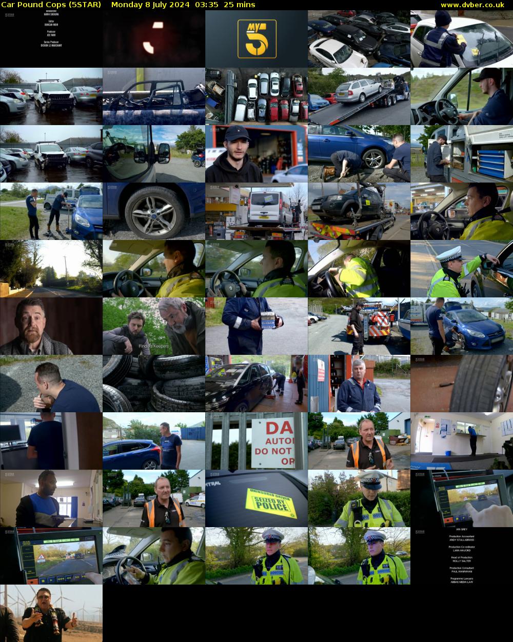 Car Pound Cops (5STAR) Monday 8 July 2024 03:35 - 04:00