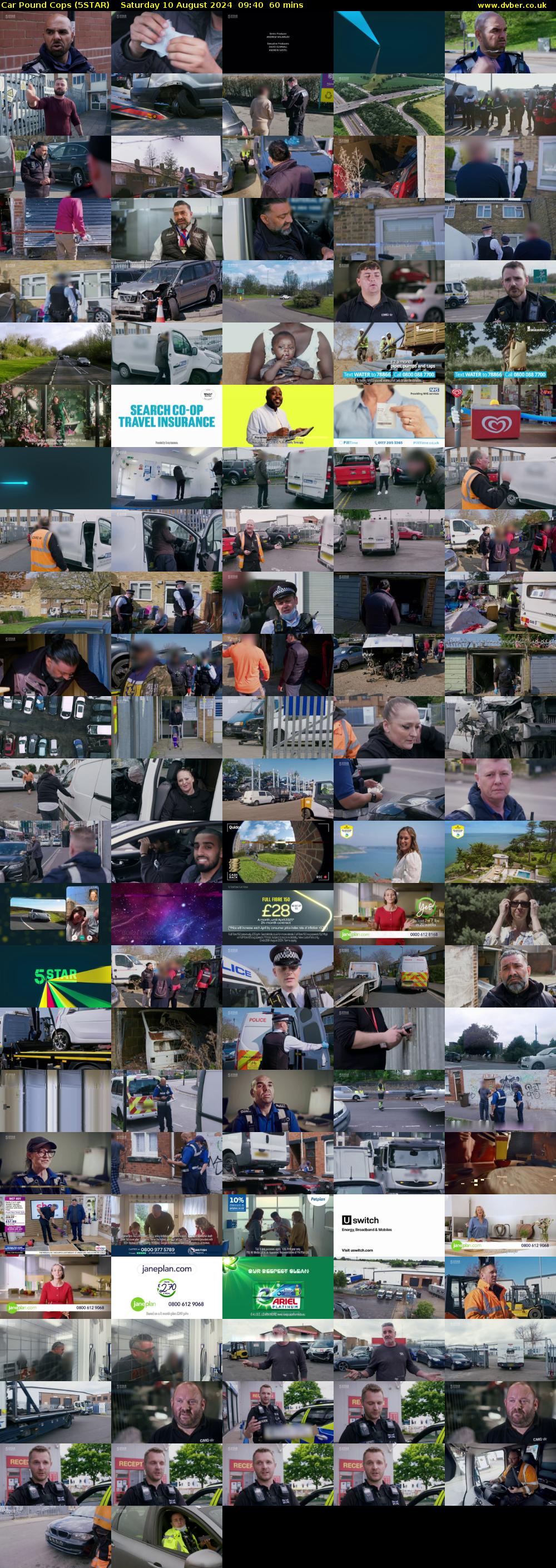 Car Pound Cops (5STAR) Saturday 10 August 2024 09:40 - 10:40