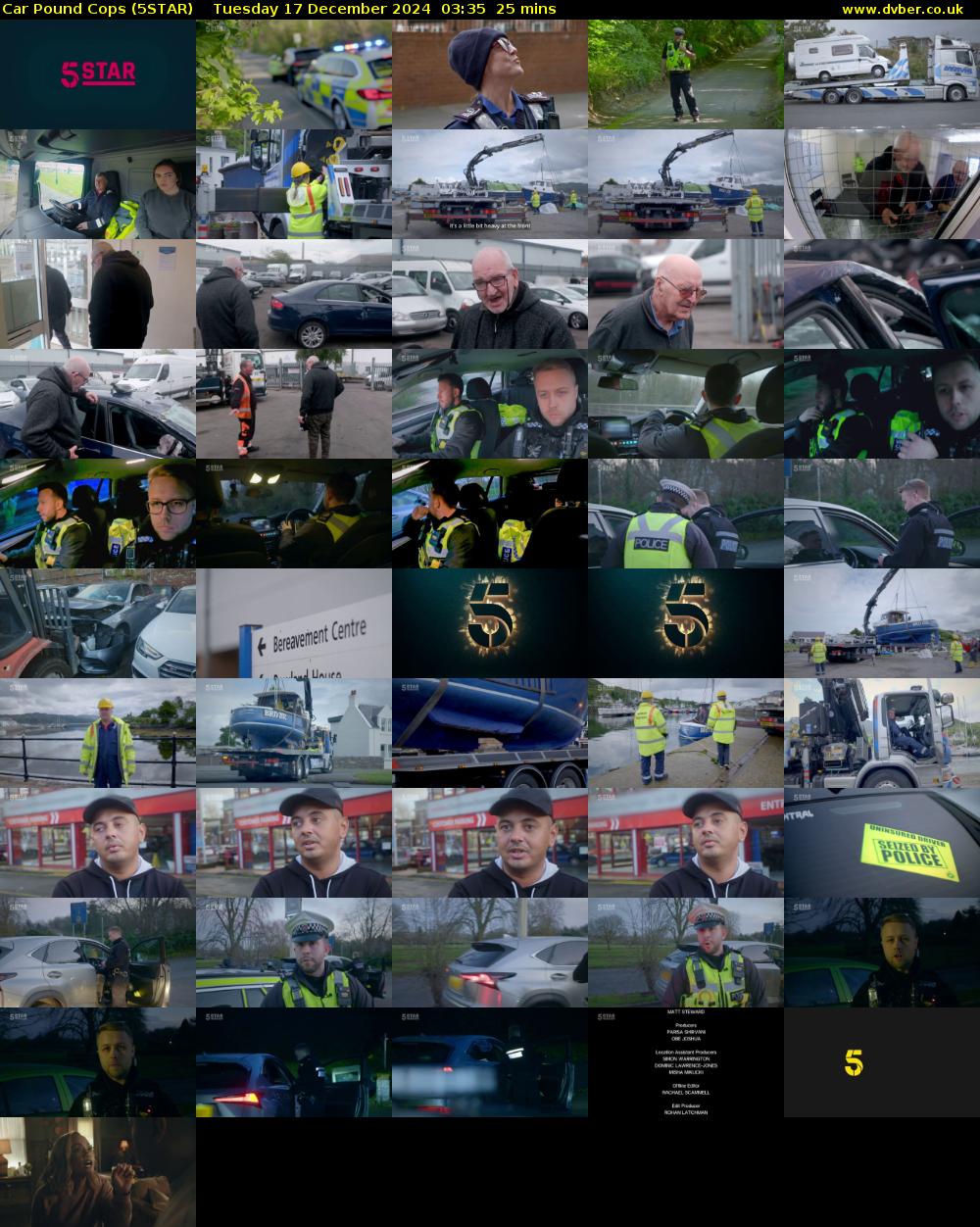 Car Pound Cops (5STAR) Tuesday 17 December 2024 03:35 - 04:00