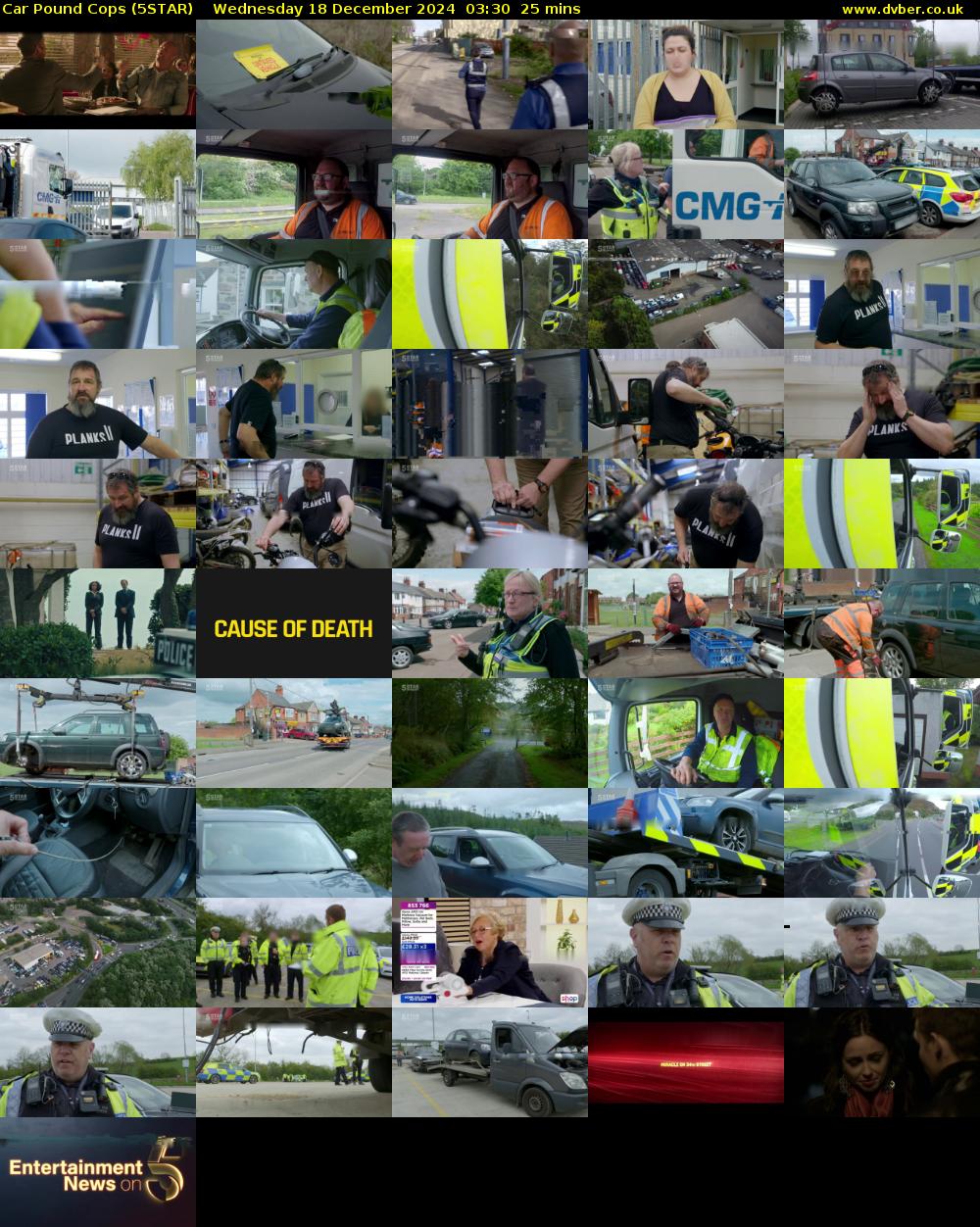 Car Pound Cops (5STAR) Wednesday 18 December 2024 03:30 - 03:55