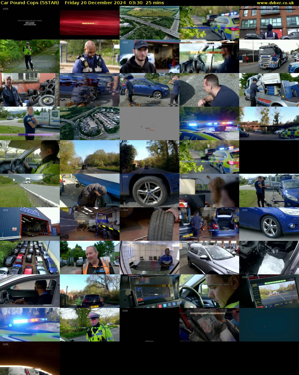 Car Pound Cops (5STAR) Friday 20 December 2024 03:30 - 03:55