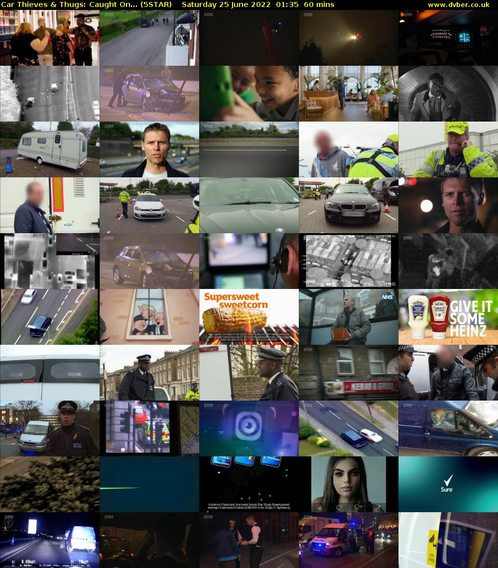 Car Thieves & Thugs: Caught On... (5STAR) Saturday 25 June 2022 01:35 - 02:35