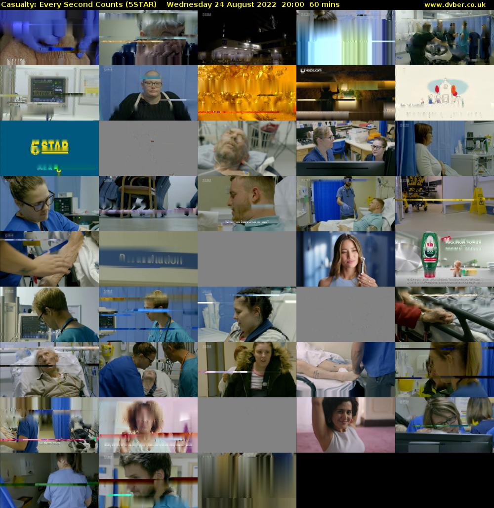Casualty: Every Second Counts (5STAR) Wednesday 24 August 2022 20:00 - 21:00