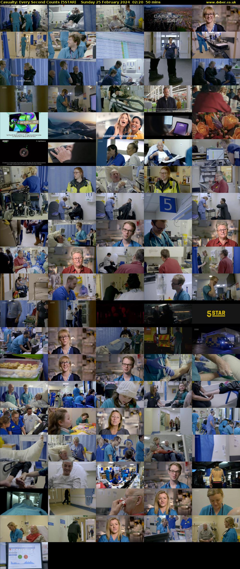 Casualty: Every Second Counts (5STAR) Sunday 25 February 2024 02:20 - 03:10