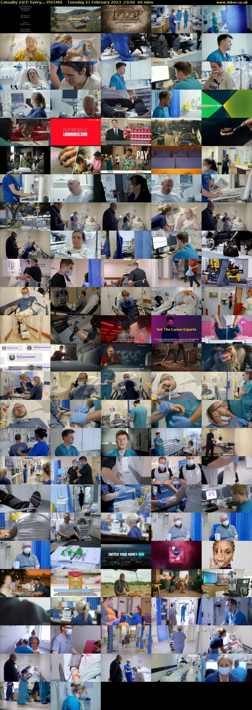 Casualty 24/7: Every... (5STAR) Tuesday 21 February 2023 23:00 - 00:00