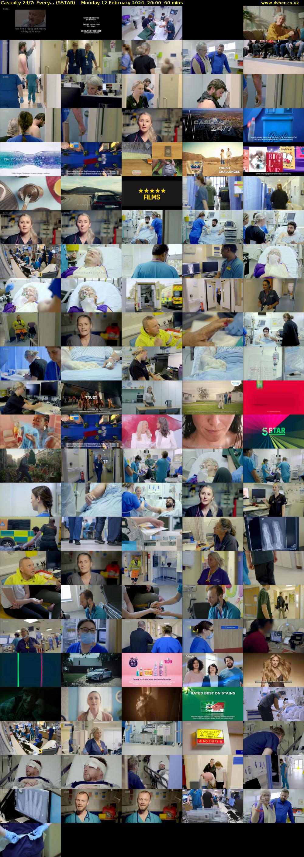 Casualty 24/7: Every... (5STAR) Monday 12 February 2024 20:00 - 21:00