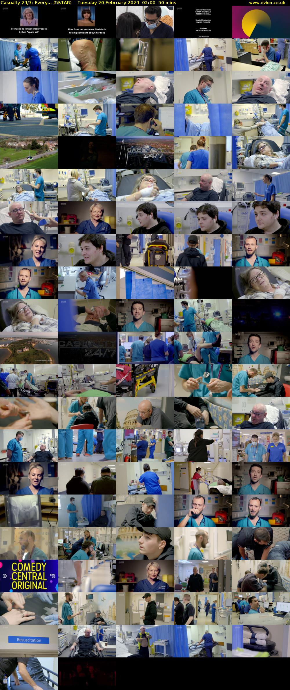 Casualty 24/7: Every... (5STAR) Tuesday 20 February 2024 02:00 - 02:50