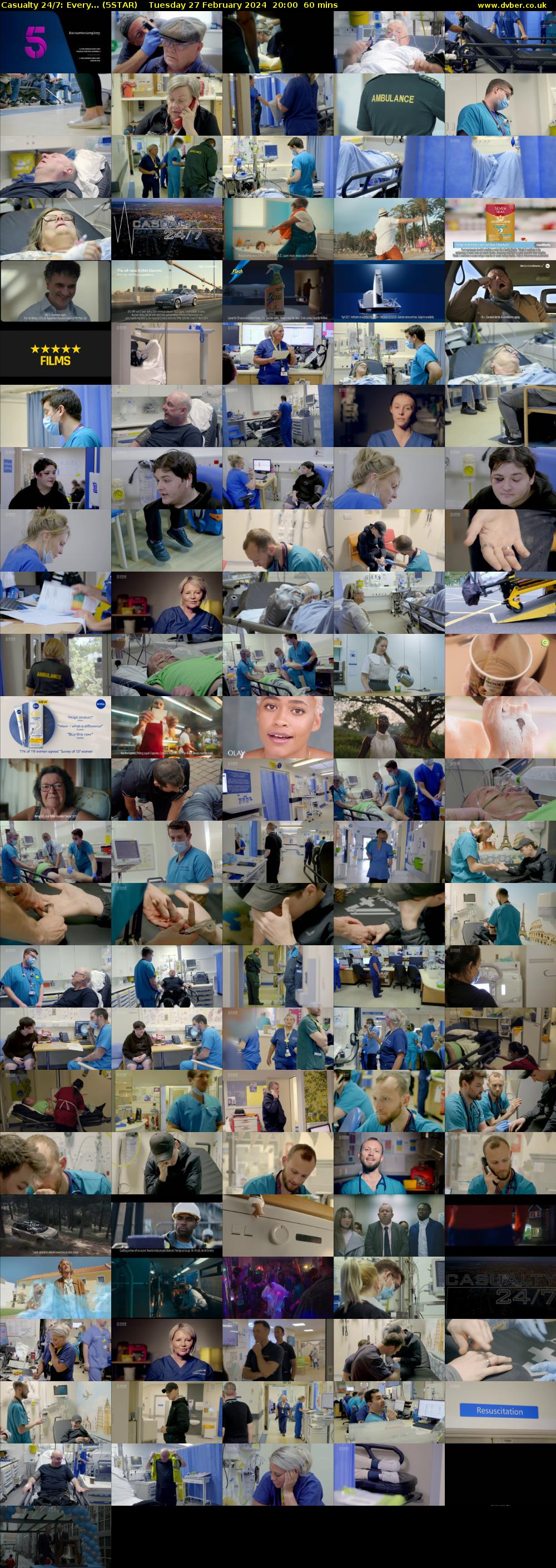 Casualty 24/7: Every... (5STAR) Tuesday 27 February 2024 20:00 - 21:00