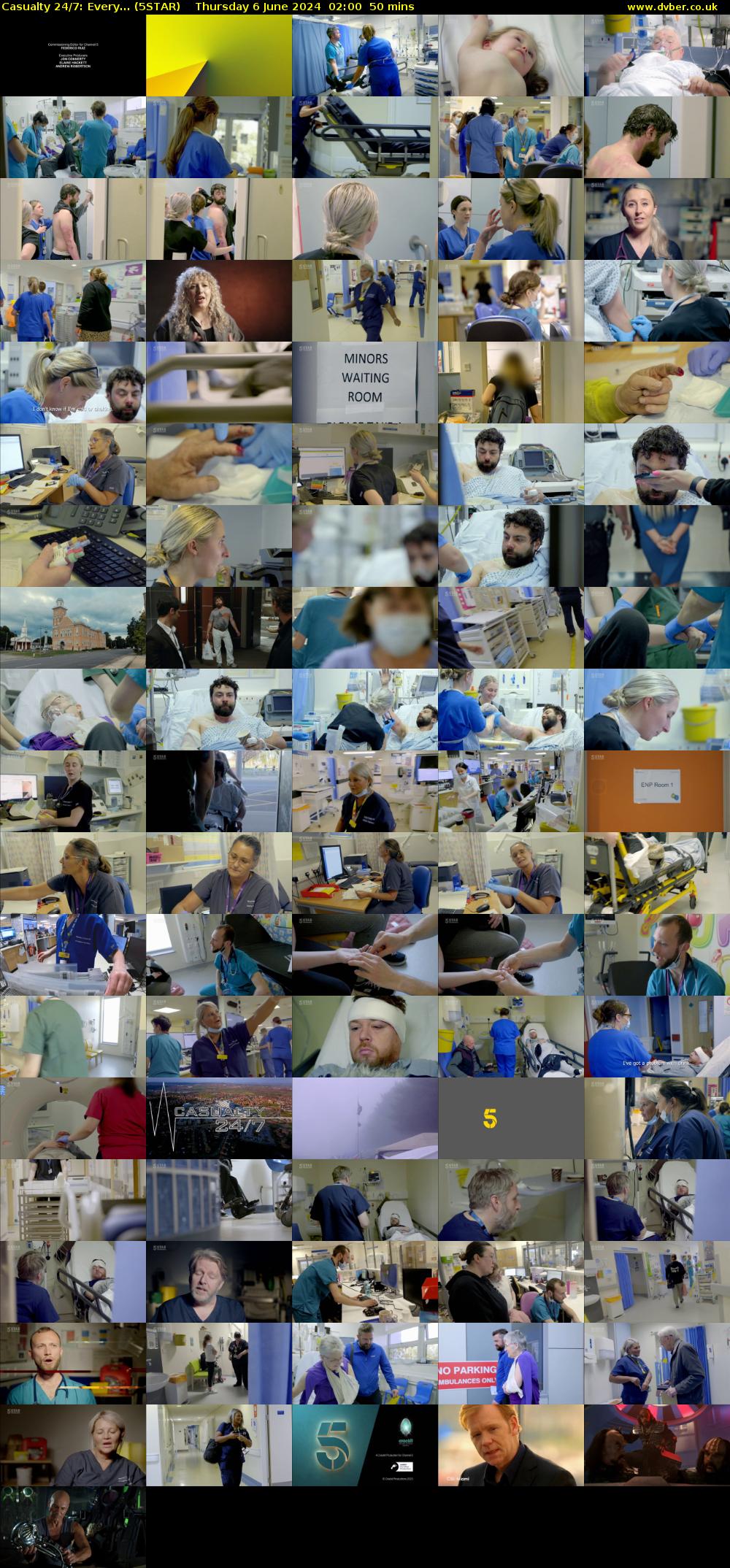 Casualty 24/7: Every... (5STAR) Thursday 6 June 2024 02:00 - 02:50