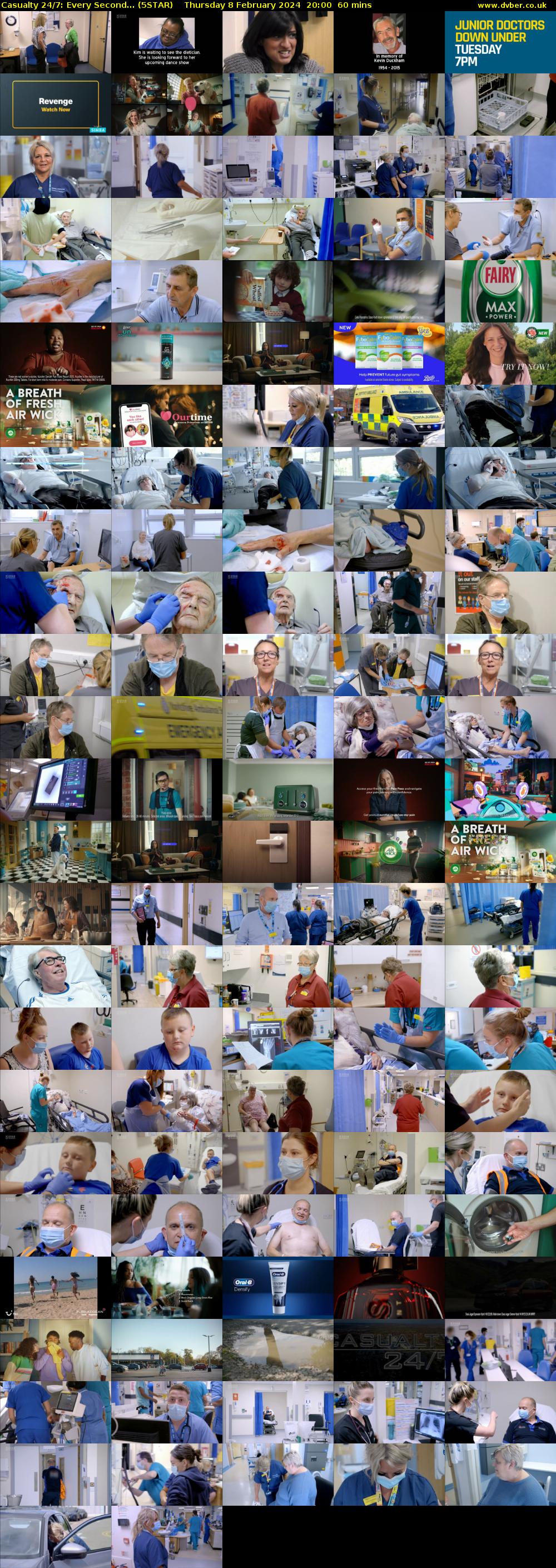 Casualty 24/7: Every Second... (5STAR) Thursday 8 February 2024 20:00 - 21:00