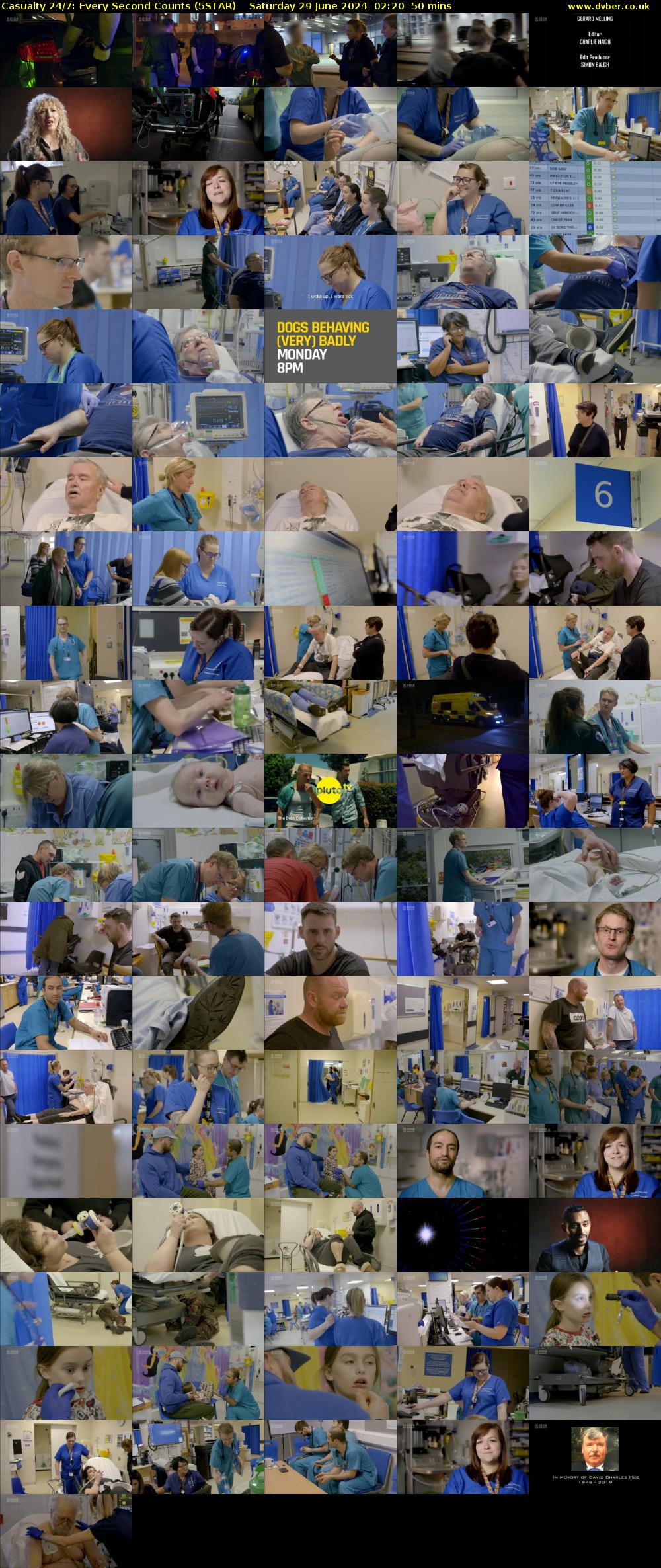 Casualty 24/7: Every Second Counts (5STAR) Saturday 29 June 2024 02:20 - 03:10