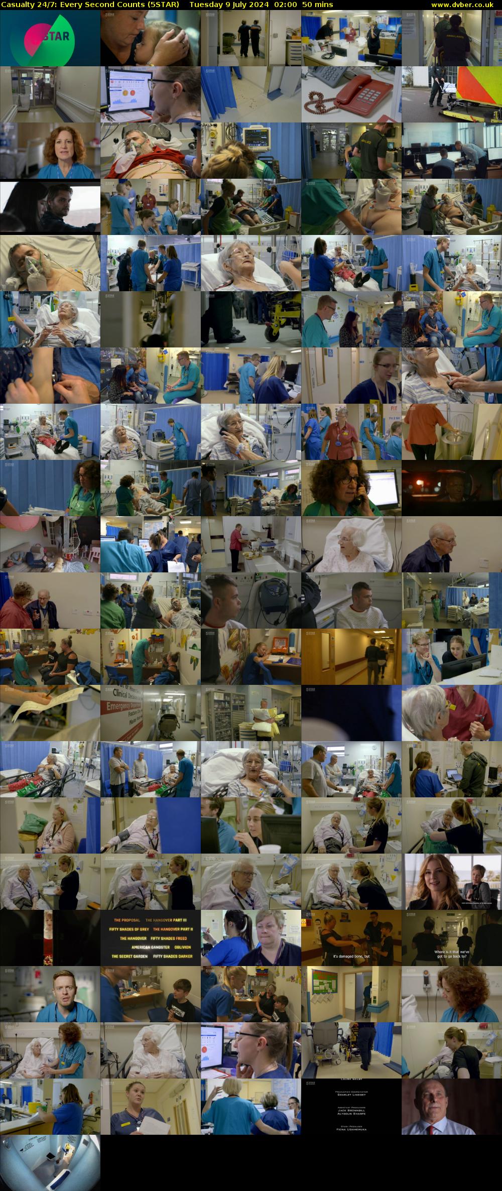 Casualty 24/7: Every Second Counts (5STAR) Tuesday 9 July 2024 02:00 - 02:50