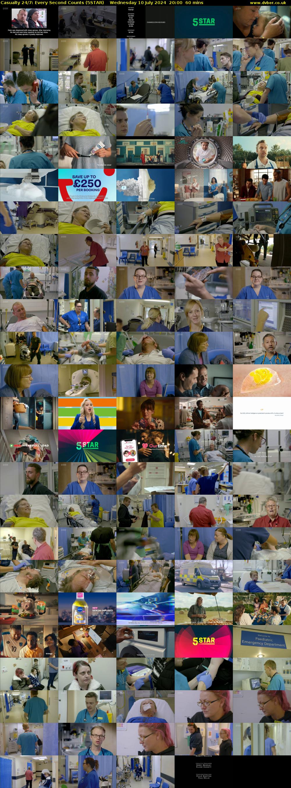 Casualty 24/7: Every Second Counts (5STAR) Wednesday 10 July 2024 20:00 - 21:00