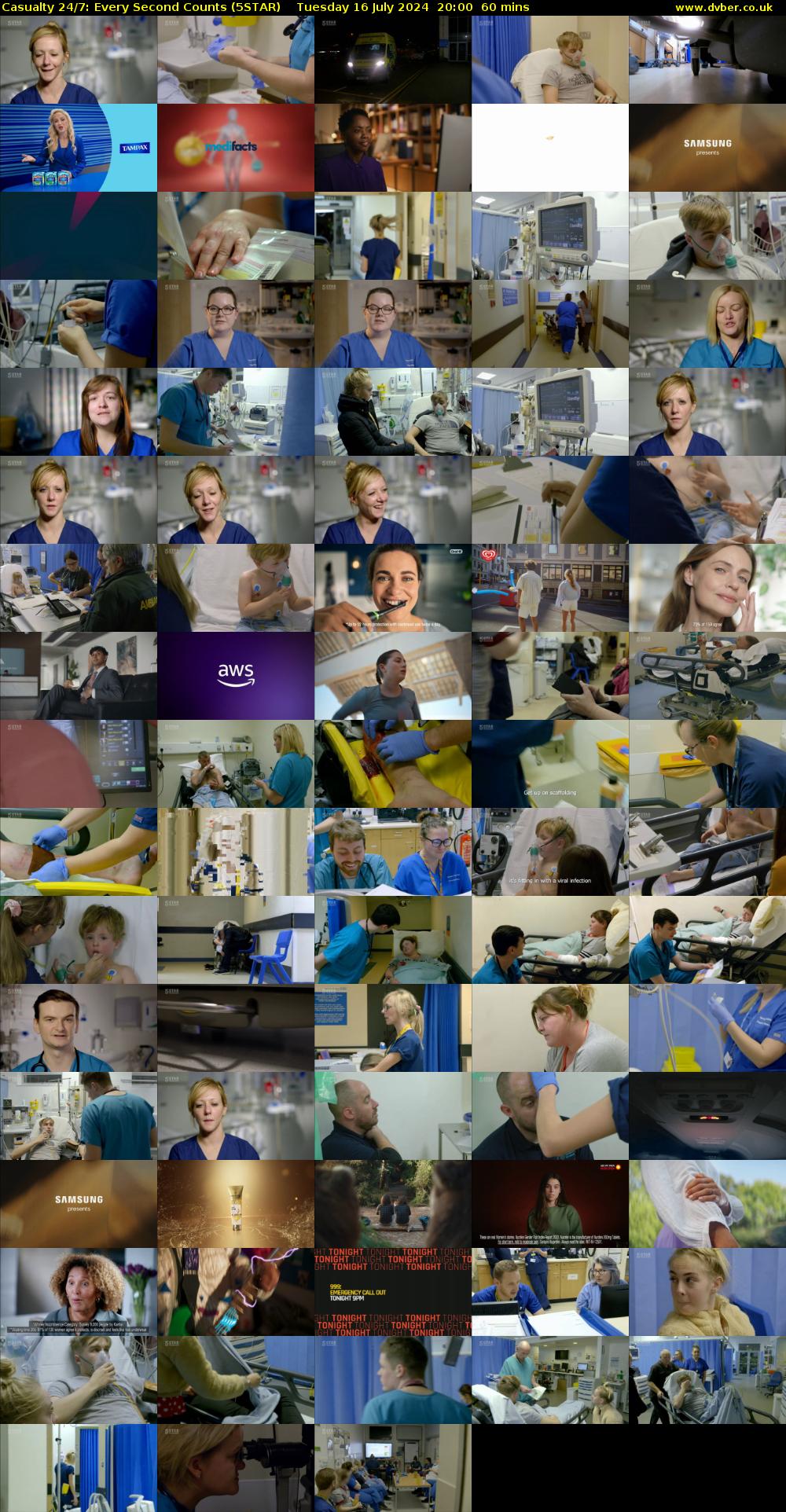 Casualty 24/7: Every Second Counts (5STAR) Tuesday 16 July 2024 20:00 - 21:00