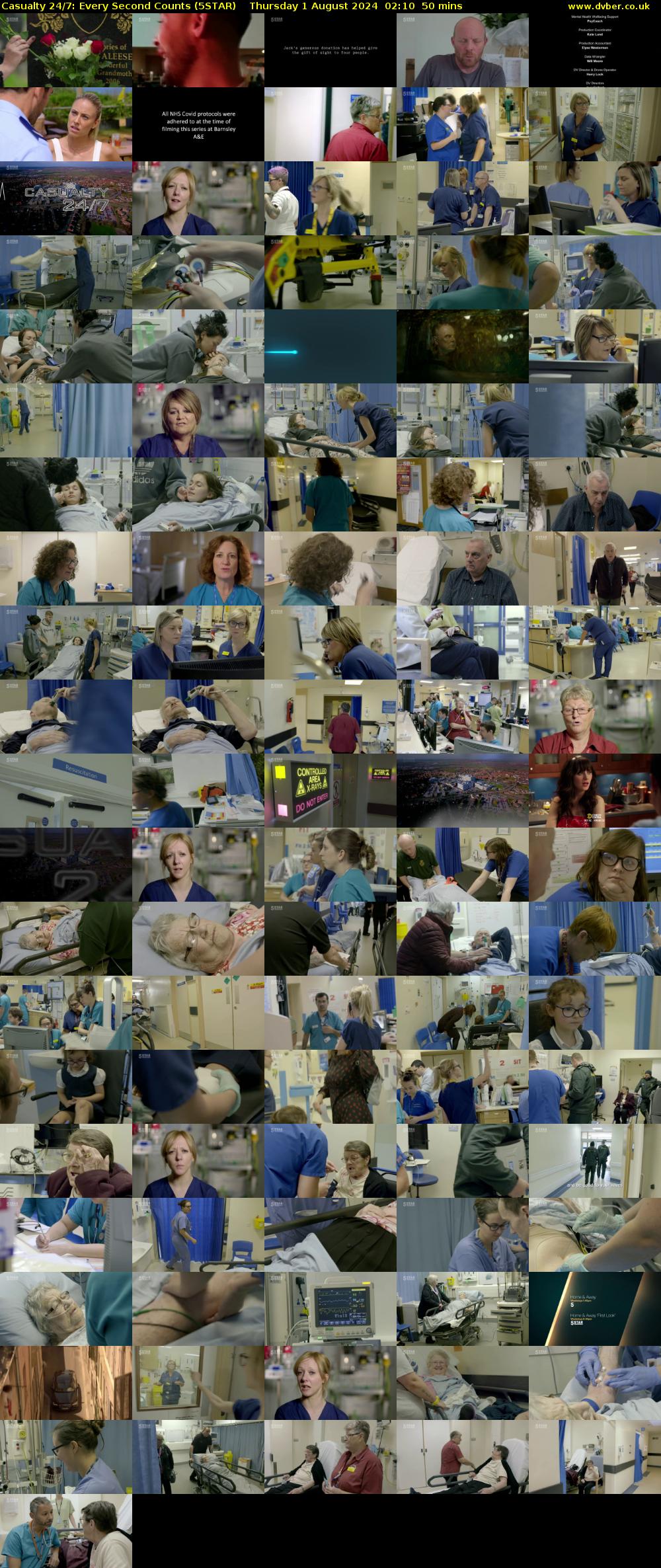 Casualty 24/7: Every Second Counts (5STAR) Thursday 1 August 2024 02:10 - 03:00