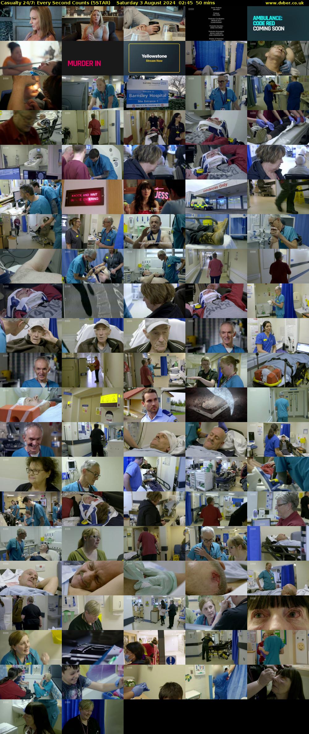 Casualty 24/7: Every Second Counts (5STAR) Saturday 3 August 2024 02:45 - 03:35