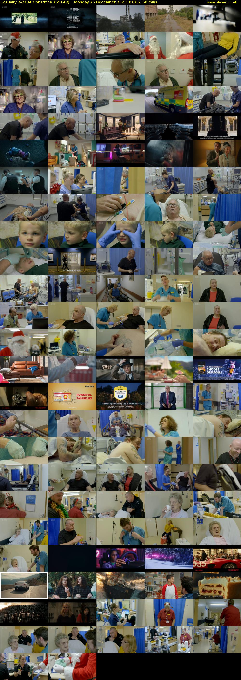 Casualty 24/7 At Christmas  (5STAR) Monday 25 December 2023 01:05 - 02:05