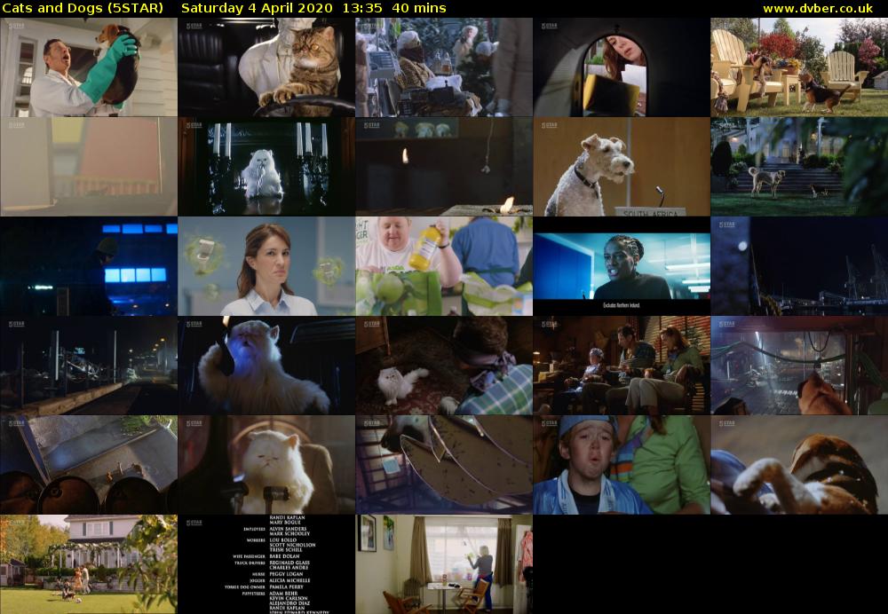 Cats and Dogs (5STAR) Saturday 4 April 2020 13:35 - 14:15